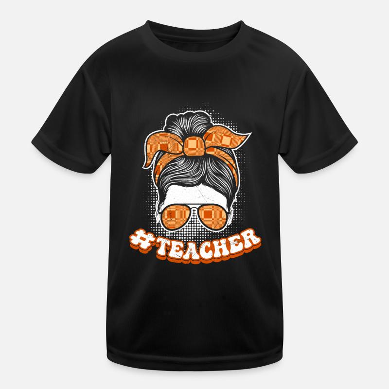 Ich bin eine coole Lehrerin Kinder Funktions-T-Shirt