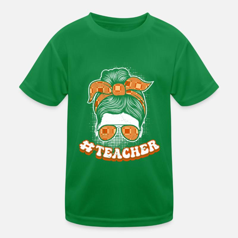 Ich bin eine coole Lehrerin Kinder Funktions-T-Shirt