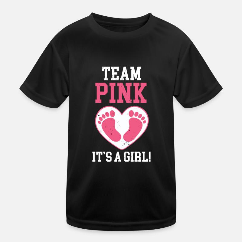 L’équipe Pink c’est une fille T-shirt sport Enfant