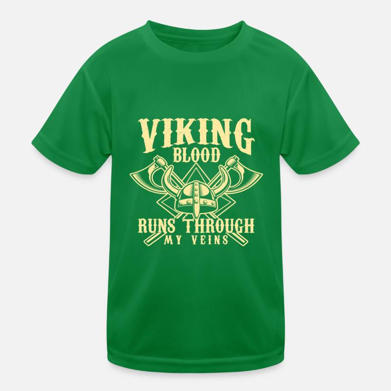Le sang viking coule dans mes veines Design T-shirt sport Enfant