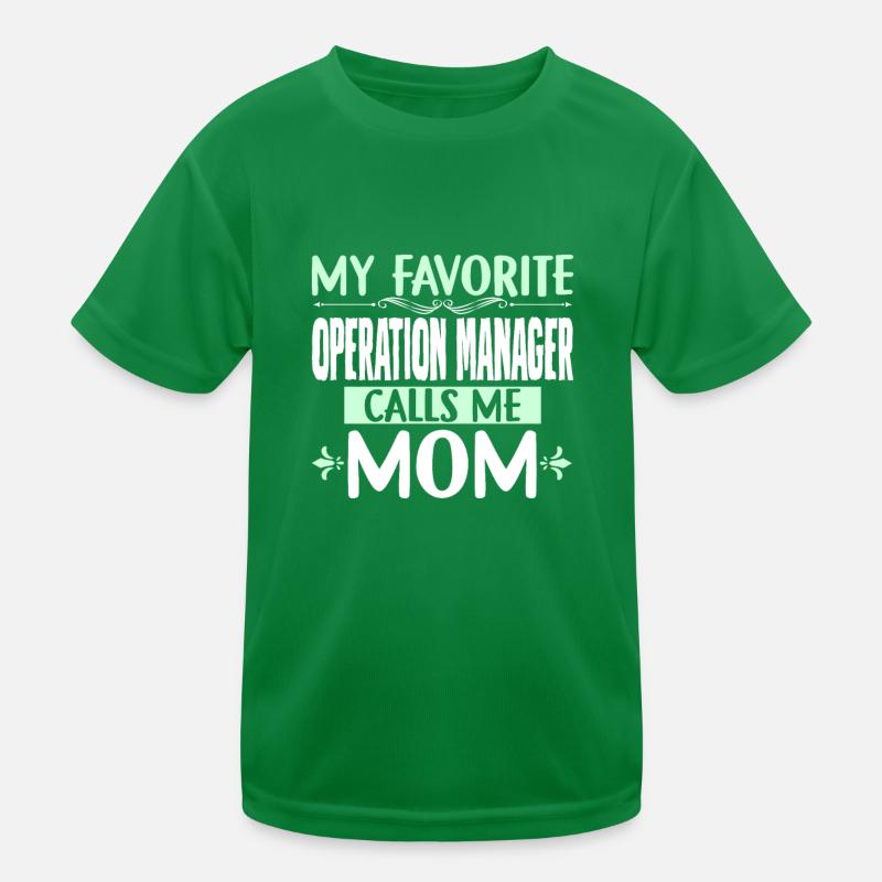 Mutter Bester Betriebsleiter Kinder Funktions-T-Shirt