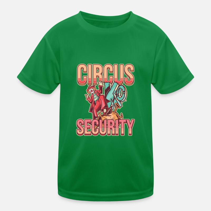 Circus Security Kids Functional T-Shirt