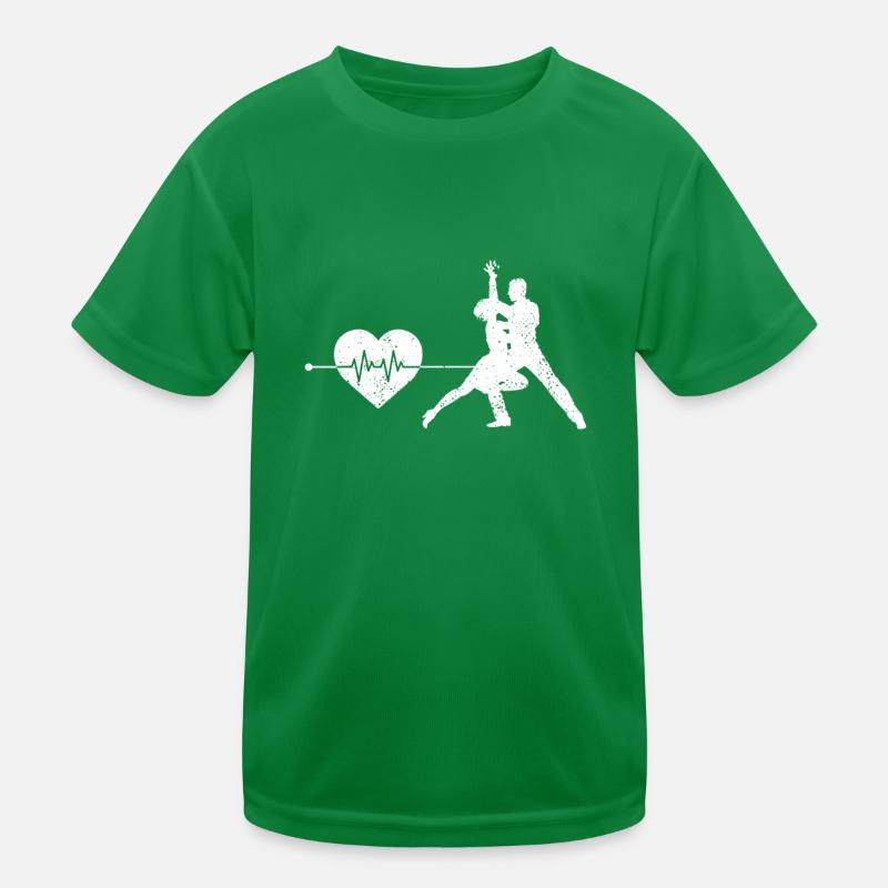 Rythme cardiaque dansant T-shirt sport Enfant