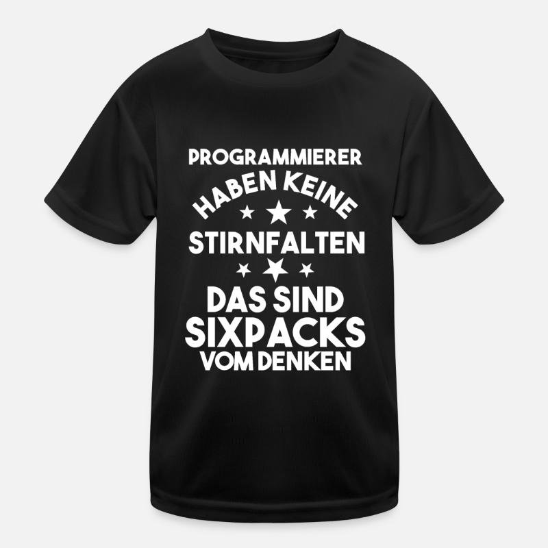 Programmieren Entwickler Coder Programmierer - Kinder Funktions-T-Shirt - Schwarz