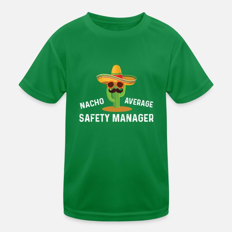 Nicht Durchschnittlicher Sicherheitsmanager Kinder Funktions-T-Shirt