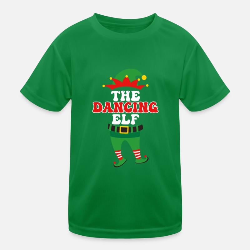 Dance Elf Dancer Couple Dance Girl Kids Functional T-Shirt