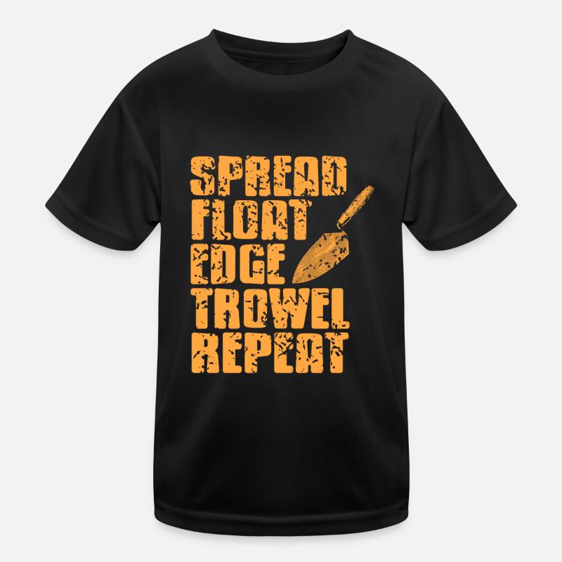 Conception de construction en béton pour les travailleurs de la construction et les chantiers de construction T-shirt sport Enfant