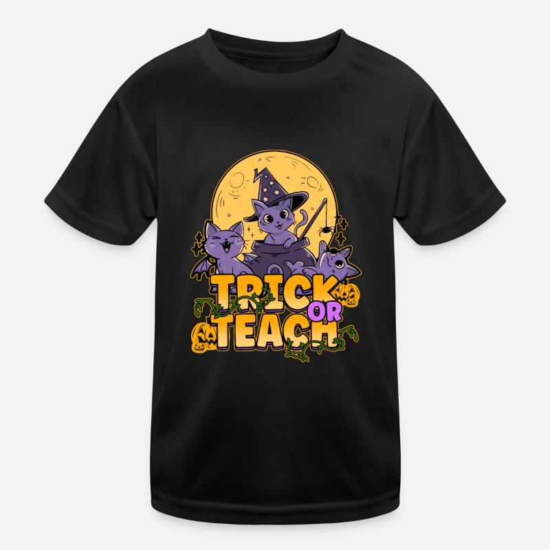 Trick Or Teach Kinder Funktions-T-Shirt