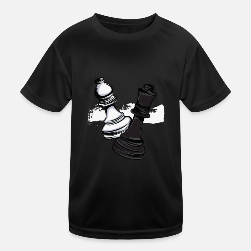 Chess Runner Checkers Kids Functional T-Shirt