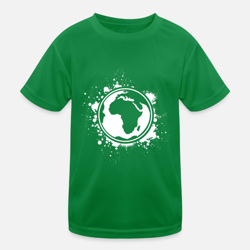 Erde Erdkugel Kinder Funktions-T-Shirt