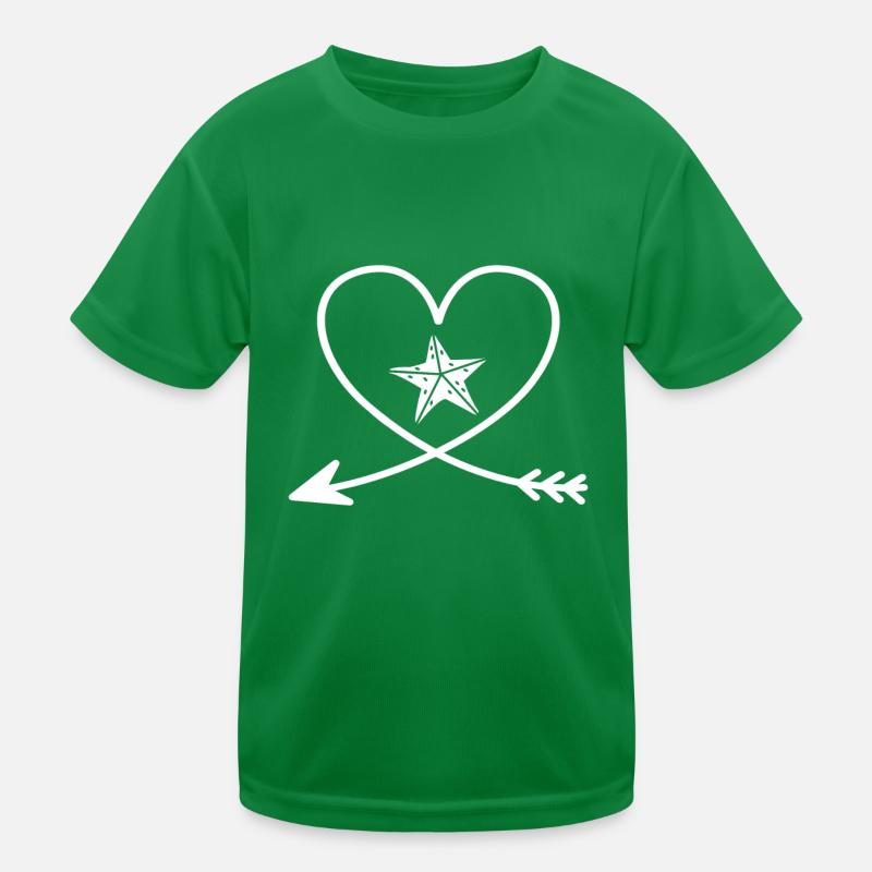 Flèche cœur d’étoile de mer T-shirt sport Enfant