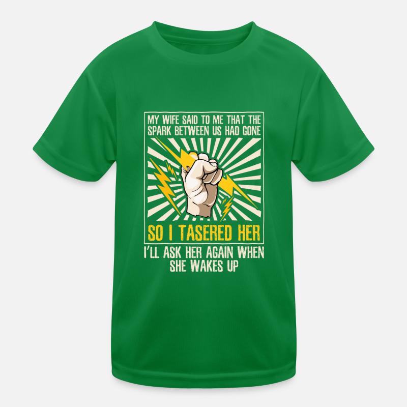 Électricien Technicien en électronique Électricien de construction T-shirt sport Enfant