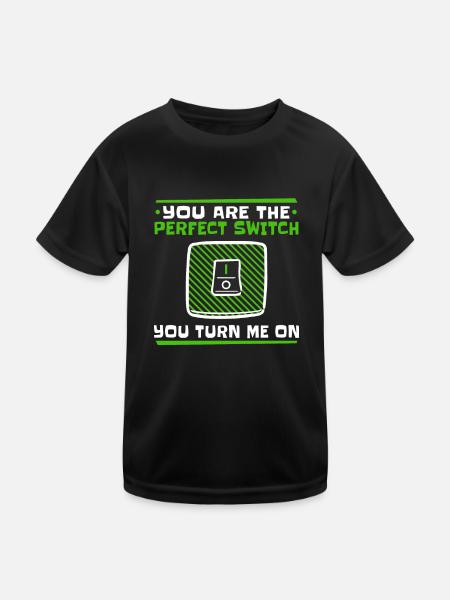 Electrician Electronics technician Construction electrician - Kids Functional T-Shirt - black - Front