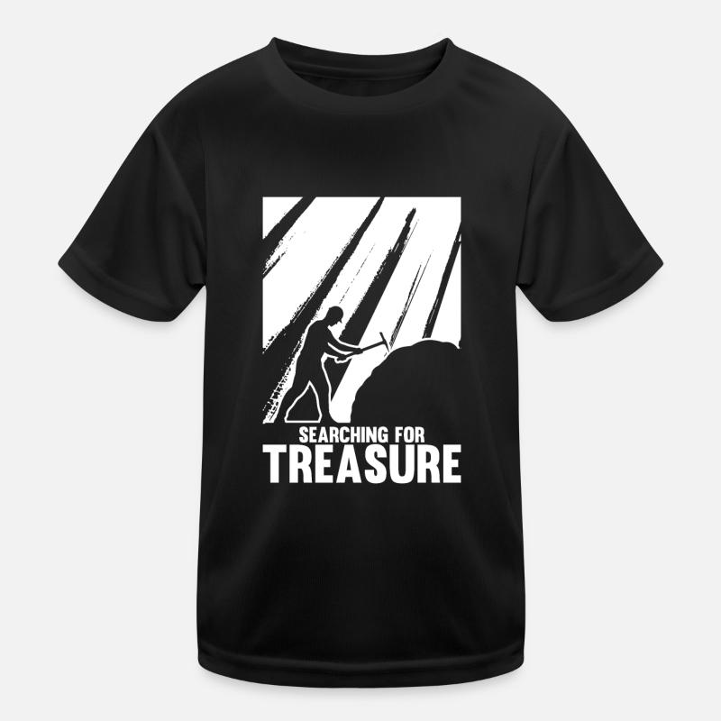 Prospectors Digging Treasure Kids Functional T-Shirt