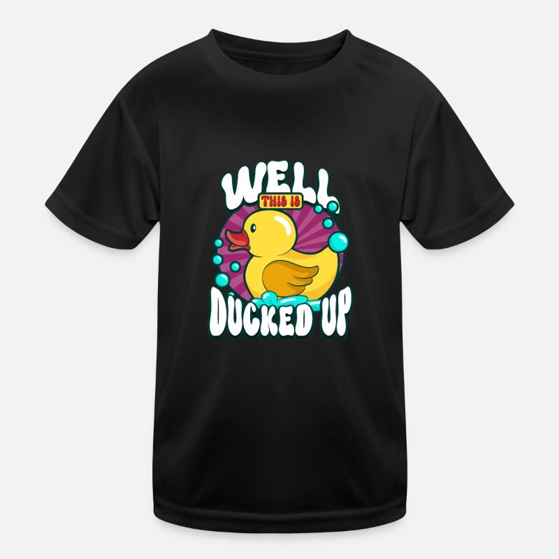 Rubber Ducks Duck Duck Lovers Bathroom Kids Functional T-Shirt