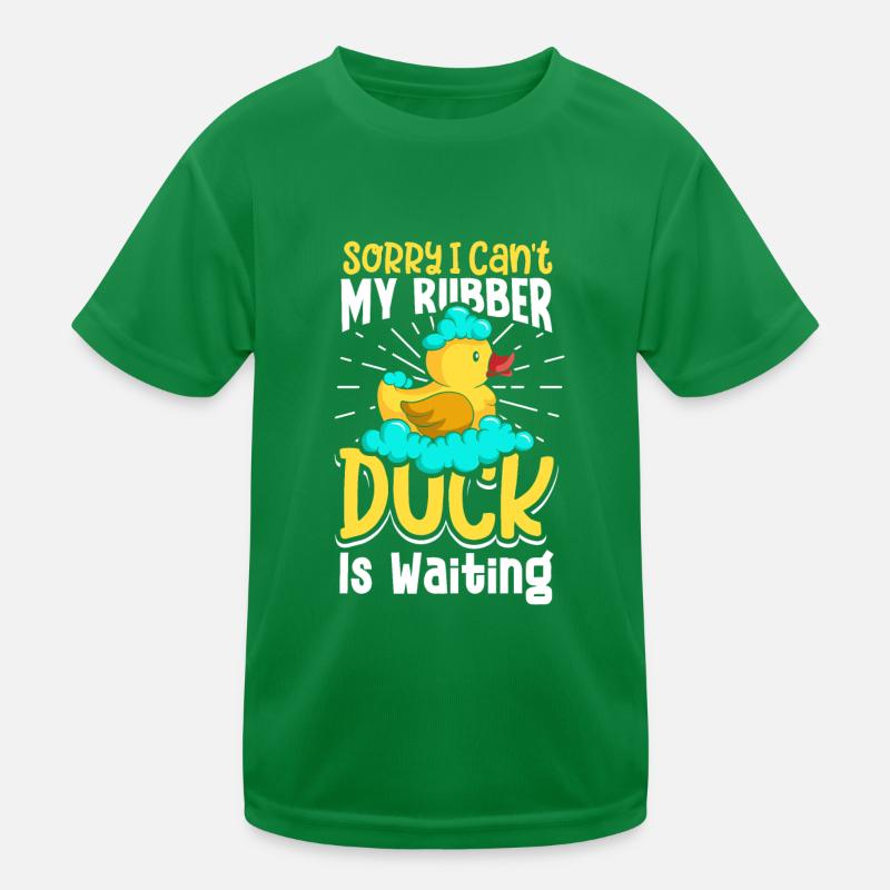 Rubber Ducks Duck Duck Lovers Bathroom Kids Functional T-Shirt