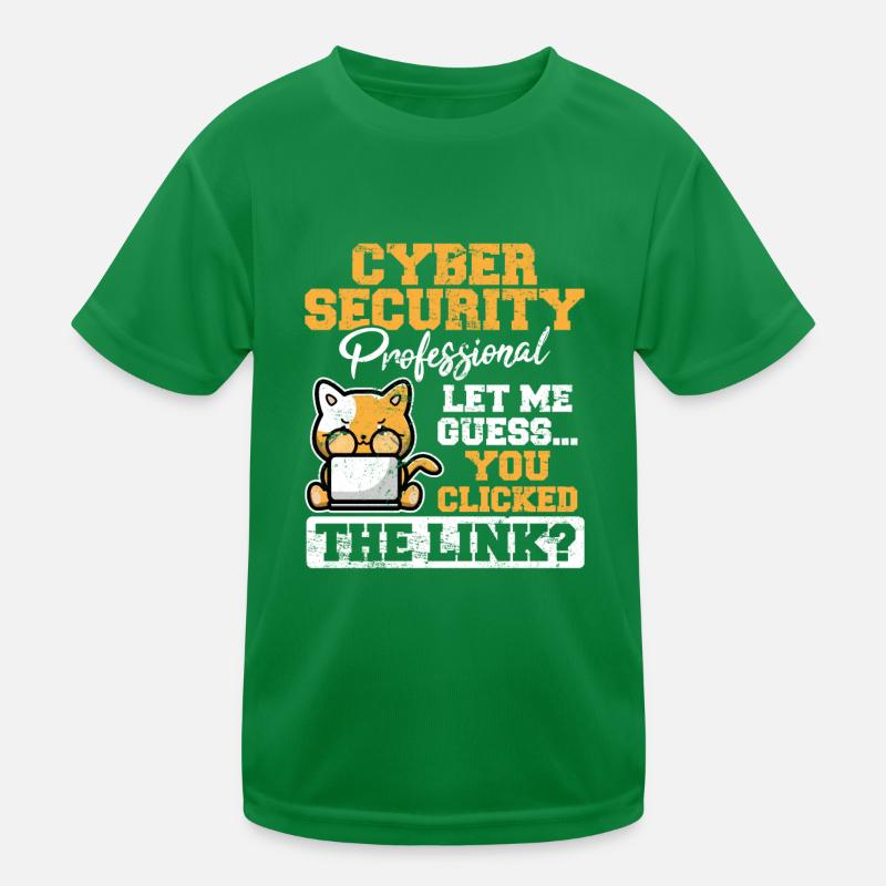 Computer Security Cyber Security Information Techn Kinder Funktions-T-Shirt