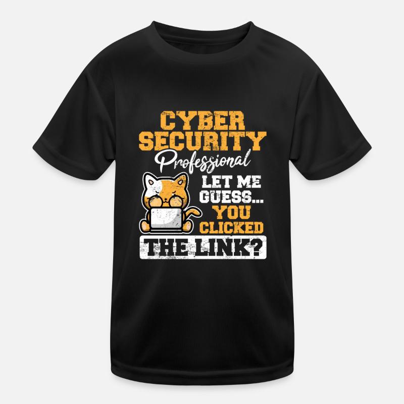 Cybersecurity Cyber Security MFA Hacker Pentester Kinder Funktions-T-Shirt