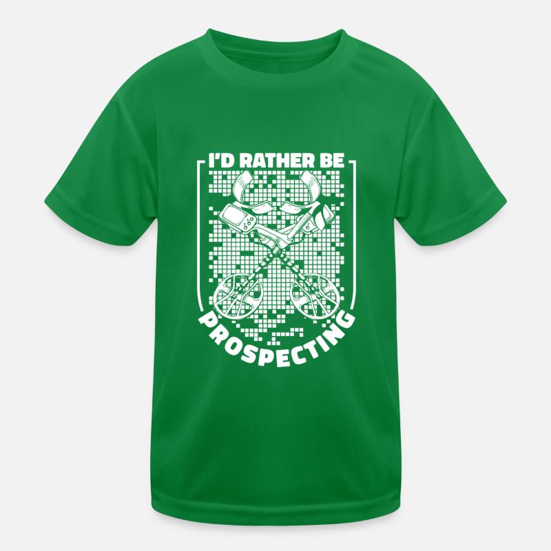 Prospectors Digging Treasure Kids Functional T-Shirt