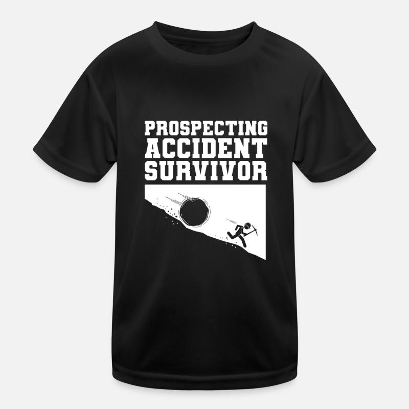 Prospectors Digging Treasure Kids Functional T-Shirt