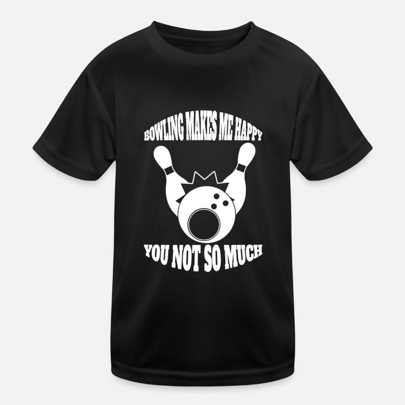 Bowling Kegel Bowler Kegeln Bowlingkugel Geschenk Kinder Funktions-T-Shirt