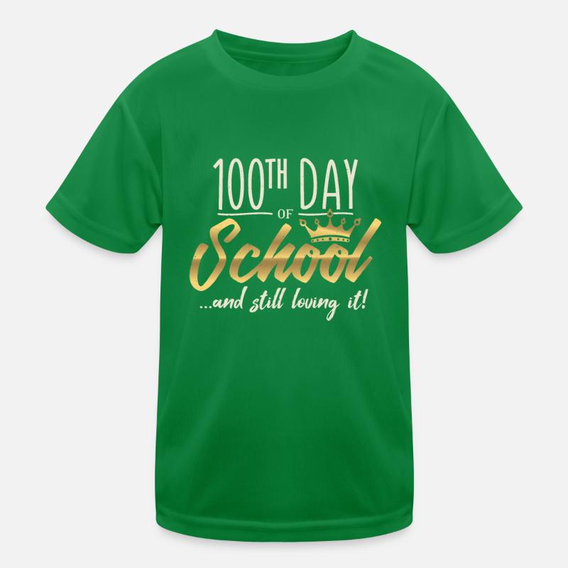 Étudiant royal 100e jour aimant 100 jours d’école T-shirt sport Enfant