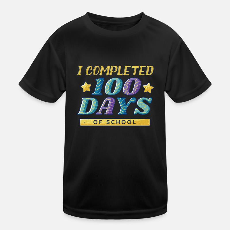 Kunststudent vollendete 100. Tag 100 Tag der Schule Kinder Funktions-T-Shirt