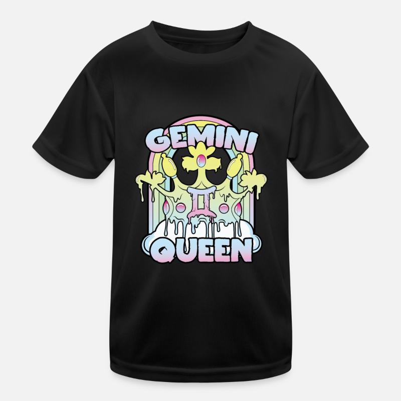 Zwillinge Queen Kinder Funktions-T-Shirt