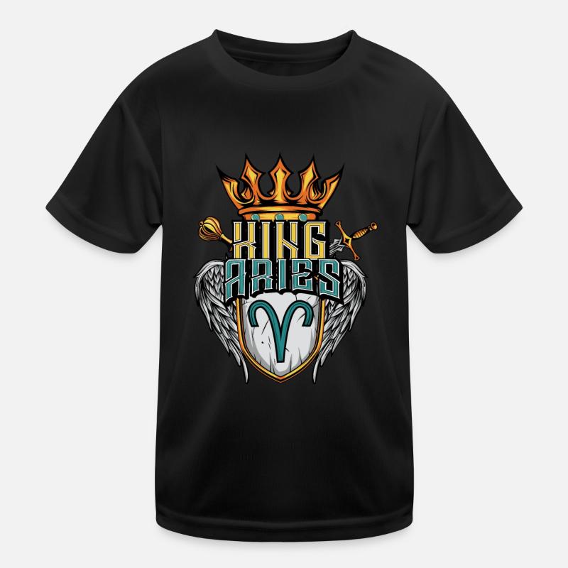 Widder Sternzeichen Kinder Funktions-T-Shirt