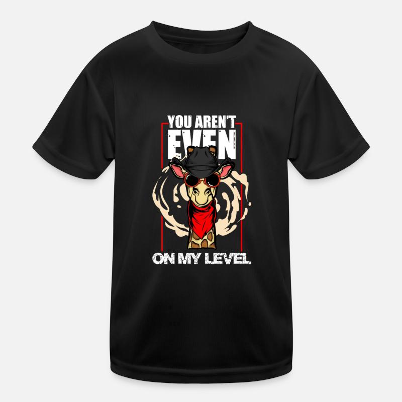 Girafe tu n’es même pas à mon niveau T-shirt sport Enfant