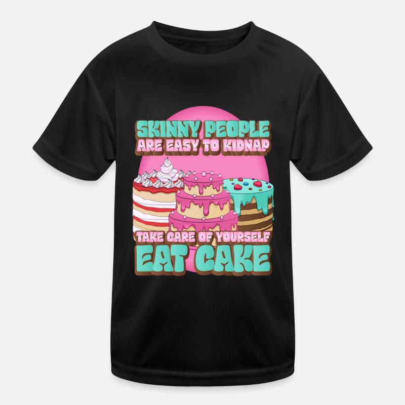 Quote Sweet Tooth Cake Bakery Kinder Funktions-T-Shirt
