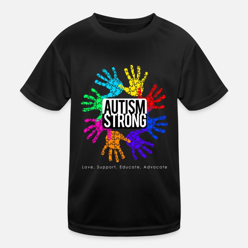 Autisme fort T-shirt sport Enfant