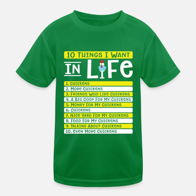 Élevage de poulets Élevage de volailles T-shirt sport Enfant