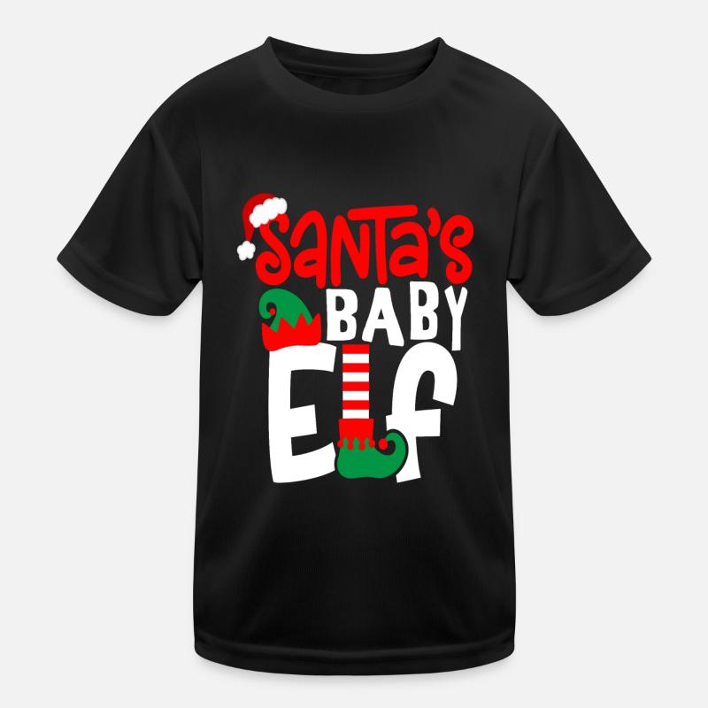 Le bébé lutin du Père Noël T-shirt sport Enfant