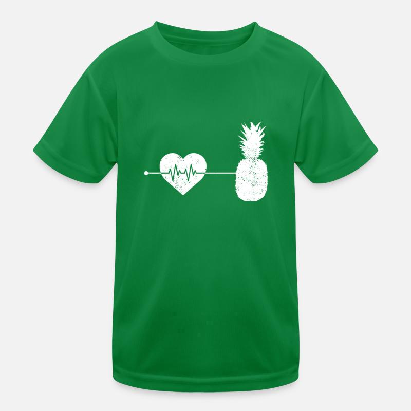 Le rythme cardiaque de l’ananas T-shirt sport Enfant