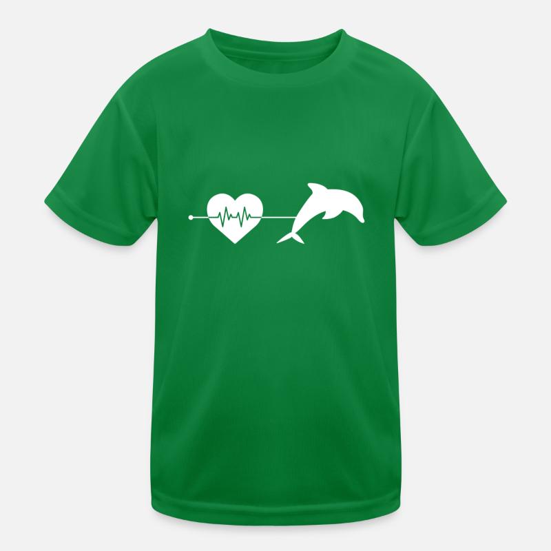 Battement de cœur de dauphin T-shirt sport Enfant