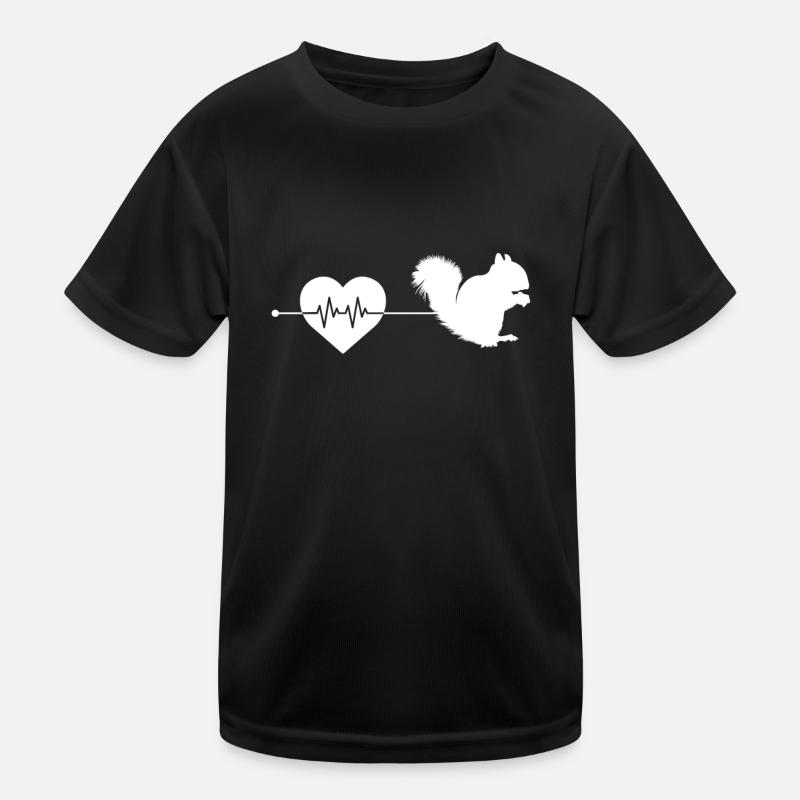 Rythme cardiaque d’écureuil T-shirt sport Enfant