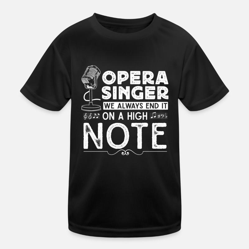 Chanteur d’opéra, voix, opéra T-shirt sport Enfant