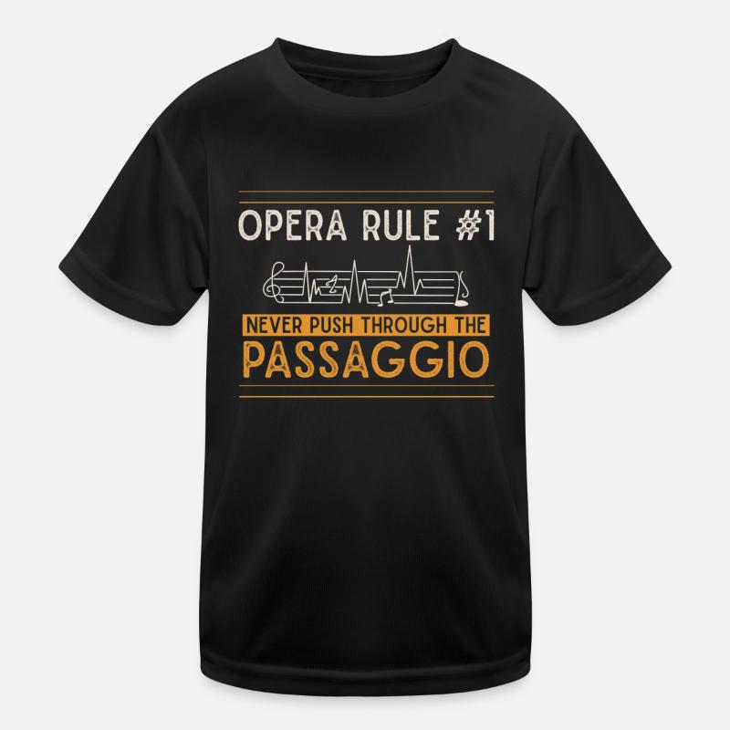 Opernsänger, Gesang, Opera Kinder Funktions-T-Shirt