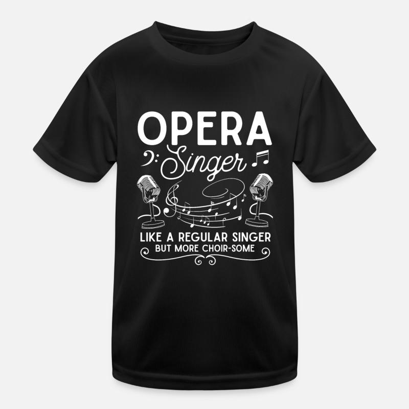 Chanteur d’opéra, voix, opéra T-shirt sport Enfant