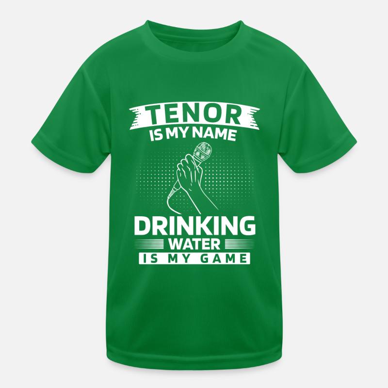 Opera singer, voice, opera Kids Functional T-Shirt