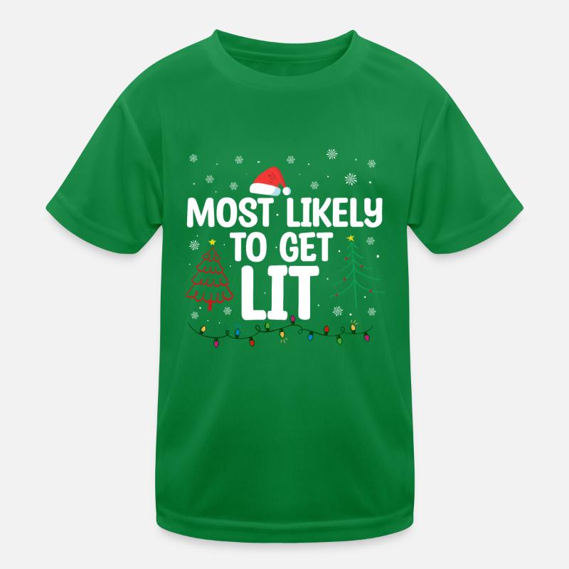 Weihnachts -Zitat, Lustiges Weihnachtszitat Kinder Funktions-T-Shirt