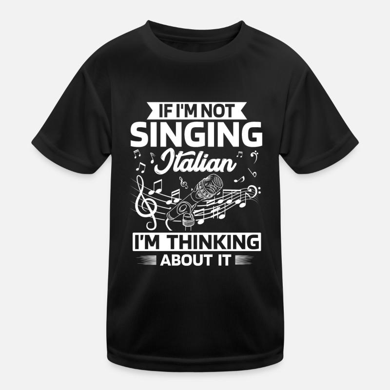 Chanteur d’opéra, voix, opéra T-shirt sport Enfant