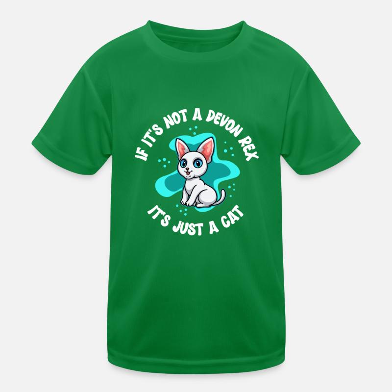 Devon Rex Katze | Katzenbesitzer Katzen Geschenk Kinder Funktions-T-Shirt