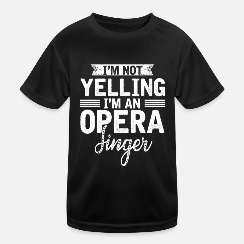 Chanteur d’opéra, voix, opéra T-shirt sport Enfant