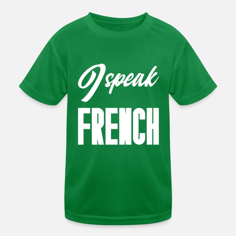 Je parle français T-shirt sport Enfant