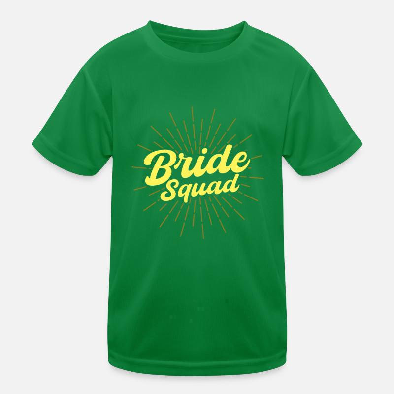 Bride squad Kids Functional T-Shirt