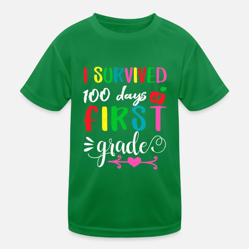 Le 100e jour a survécu à 100 jours d’école de 1re année T-shirt sport Enfant