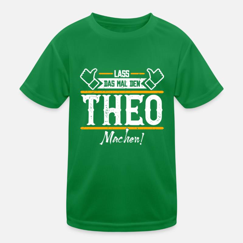 Theo Geschenkidee Geschenk Geburtstag Kinder Funktions-T-Shirt