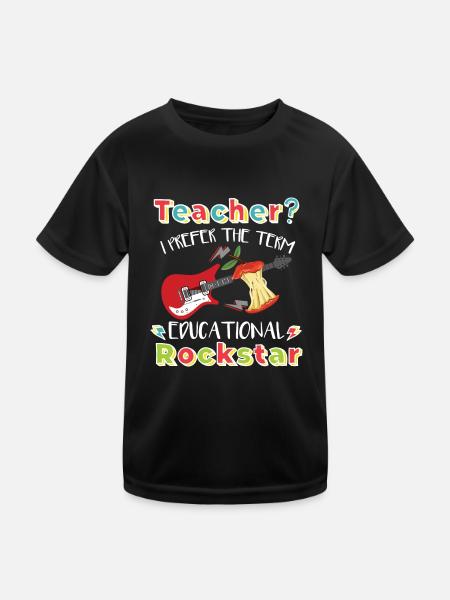 Lehramt an Schulen - Kinder Funktions-T-Shirt - Schwarz - Vorne